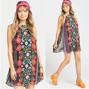 Show Me Your Mumu mini Dress with Multicolor Floral Print
